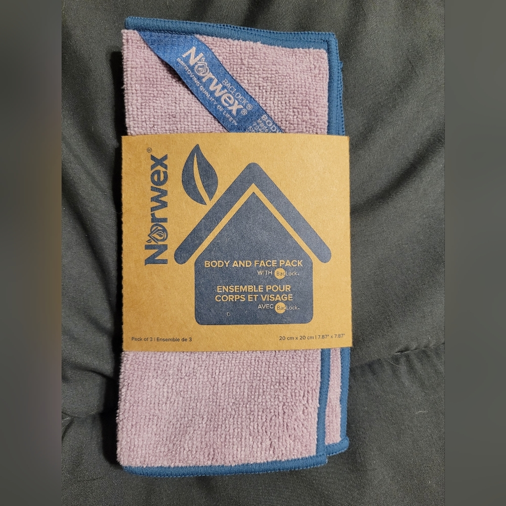 Norwex Body And Face Pack of 3 NWT